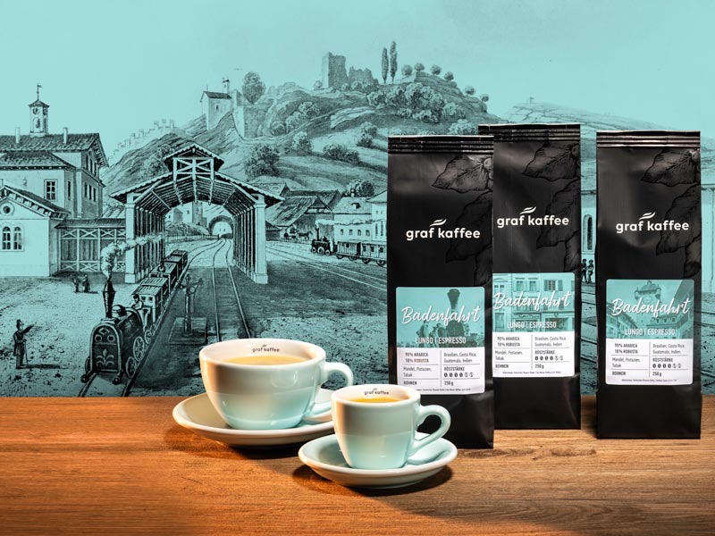 Badenfahrt neue Verpackung - graf kaffee